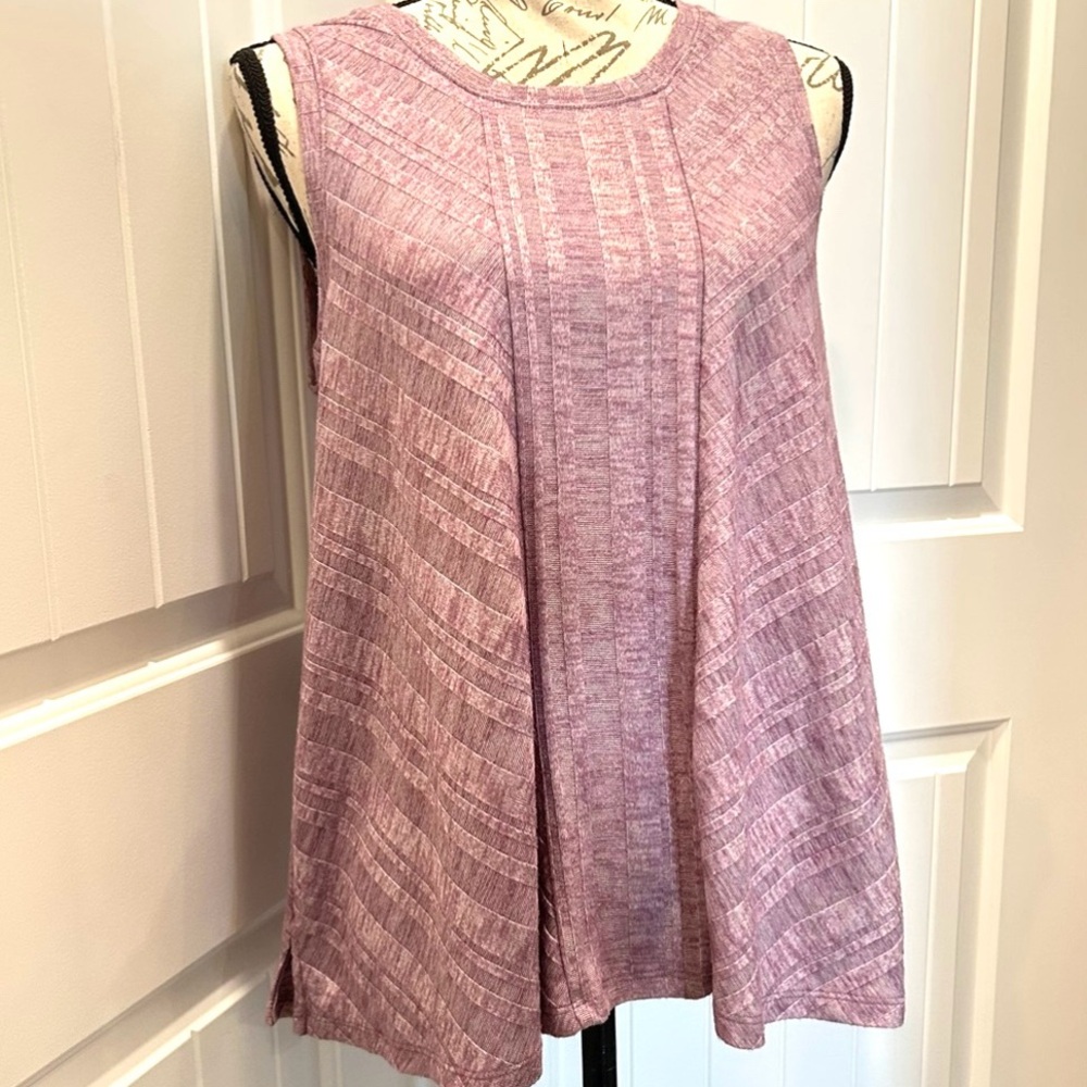 GAP Sleeveless Knit Tank Top in Dusty Rose